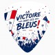 Médiator de guitare supporter France