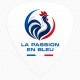 Médiator de guitare supporter France
