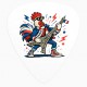 Médiator de guitare supporter France