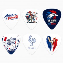 Médiator de guitare supporter France