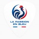 Pack de 10 médiators de guitare supporter France