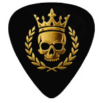 Médiator de guitare personnalisé avec dorure à chaud