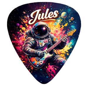 Médiator de guitare personnalisé pour anniversaire